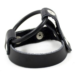 cock ring harness with ball divider single layer